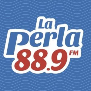 Logo of radio station La Perla 88.9 FM