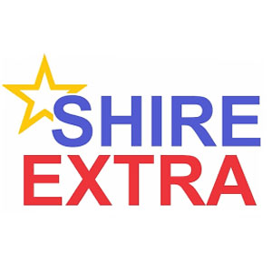 Logotipo de la emisora ​​de radio Shire Extra