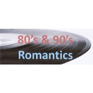 Logotipo de la emisora ​​de radio 80s 90s Romantics