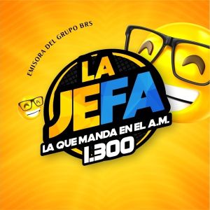Logo of radio station La Jefa 1300 AM