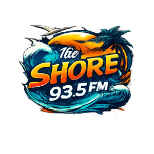 Logotipo de la emisora ​​de radio The Shore 93.5 FM