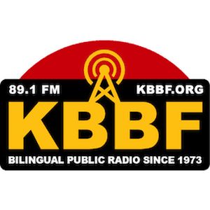 Logotipo de la emisora ​​de radio KBBF Radio 89.1 FM