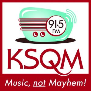 Logo of radio station KSQM