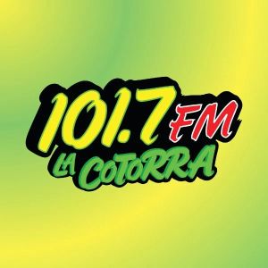 Logo of radio station La Cotorra 101.7 FM