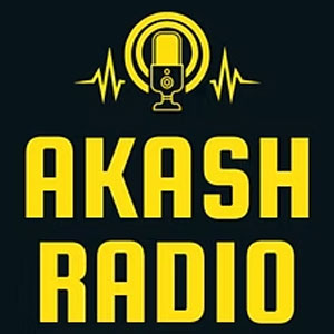 Logo of radio station Akash Radio