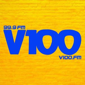 Logo of radio station V100