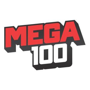 Logotipo de la emisora ​​de radio KQOD Mega 100.1 FM