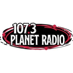 Logotipo de la emisora ​​de radio 107.3 Planet Radio