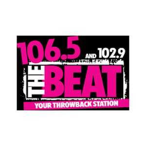 Logo of radio station 106.5 The Beat
