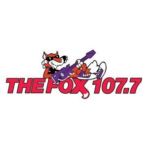 Logo of radio station 107.7 The Fox
