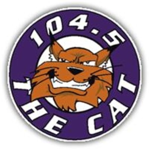Logotipo de la emisora ​​de radio 104.5 The Cat