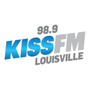 Logo of radio station 98.9 Kiss FM Louisville