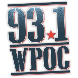 Logo de la station de radio 93.1 WPOC