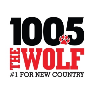 Logo de la station de radio 100.5 The Wolf
