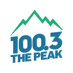 Logotipo de la emisora ​​de radio 100.3 The Peak