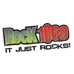 Logotipo de la emisora ​​de radio Rock 106.9 WRQK