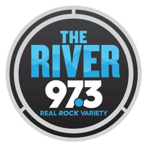 Logotipo de la emisora ​​de radio The River 97.3