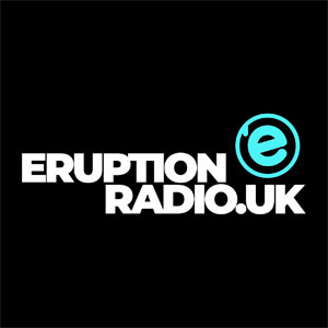 Logotipo de la emisora ​​de radio Eruption Radio UK