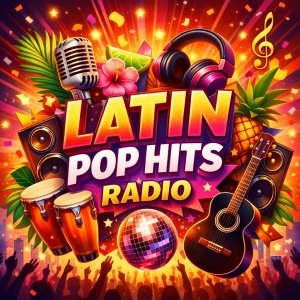 Logotipo de la emisora ​​de radio HearMe - Latin Pop Hits