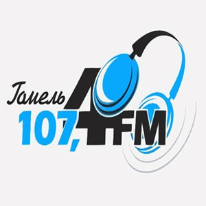 Logotipo de la emisora ​​de radio Gomel Radio 107.4 FM