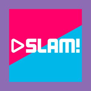 Logo of radio station SLAM!