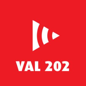 Logo of radio station Val 202