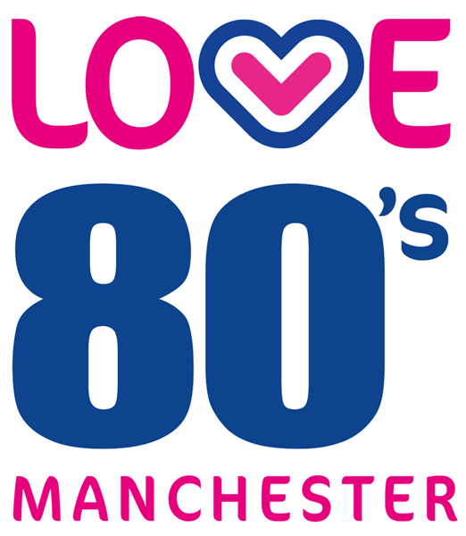 Logo of radio station Love 80's Manchester