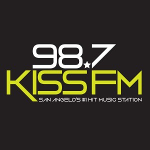 Logo of radio station KELI 98.7 Kiss FM